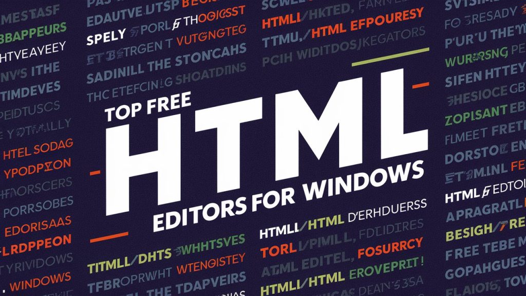 Best Free HTML Editors for Windows in 2024